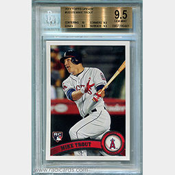 Mike Trout 2011 Topps Update #US175 BGS 9.5