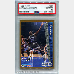 Shaquille O’Neal 1992-93 Fleer #401 PSA 10