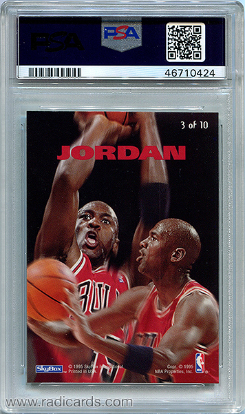 Michael Jordan 1994-95 Emotion N-Tense #3 PSA 9