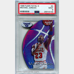 Michael Jordan 1996-97 Fleer Total O #4 PSA 9