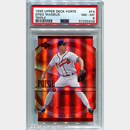 Greg Maddux 1999 Upper Deck Forte #F4 Triple /100 PSA 8