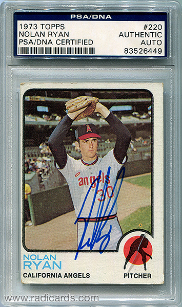 Nolan Ryan 1973 Topps #220 PSAAU