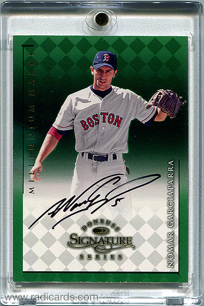 Nomar Garciaparra 1998 Donruss Signature Autographs #45 Millennium /400